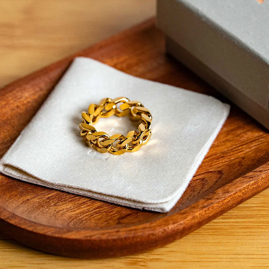 Cuban Link Hijab Ring